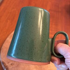 Signed Paul Eshelman Green Pottery Mug, 2008